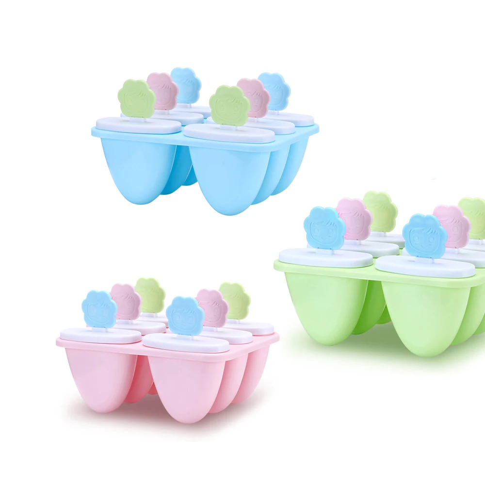 Kitchen Accessories Colorful Reusable 4-Capacity Heart Shape Food Fruit Shake Ice Cream Mold Ice Lolly Molds, Optional
Kitchen Accessories Colorful Reusable 4-Capacity Heart Shape Food Fruit Shake Ice Cream Mold Ice Lolly Molds, Optional