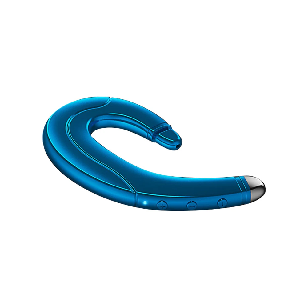 F88 Sports Ear Hook Handfree Bone Conduction Unilateral Headset Noise Cancelling Wireless Bluetooth V5.0 Earphone for IP Samsung - ANKUX.COM
