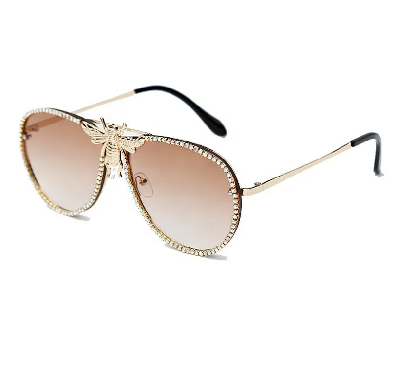 2020 New Handmade Diamond Sunglasses Fashion Trend Bee Luxury Millionaire Sunglasses
2020 New Handmade Diamond Sunglasses Fashion Trend Bee Luxury Millionaire Sunglasses