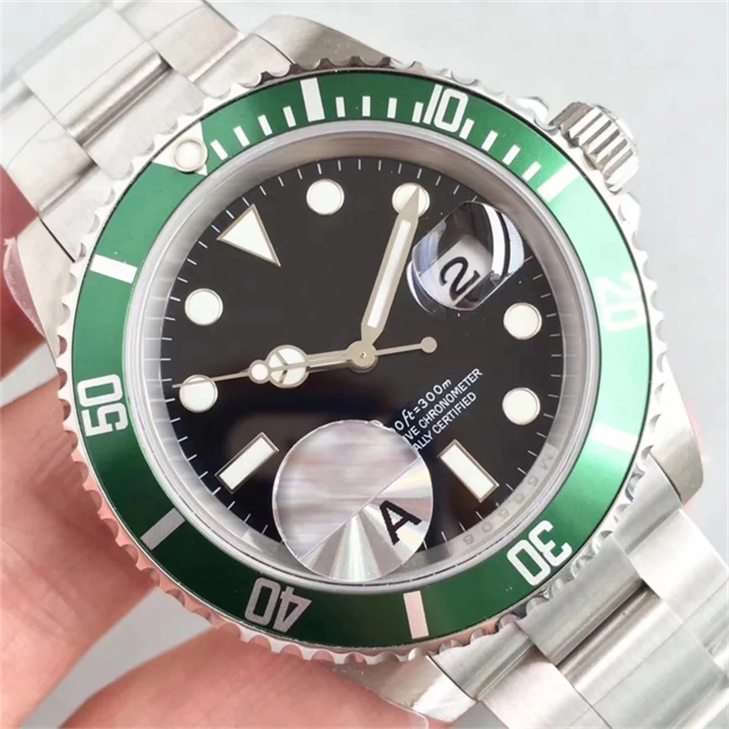 Men's Mechanical Watch 116610 Green/Black Clean Ceramic 904L Steel 1:1 Best Edition Blue face luxury brand watch Men
Men's Mechanical Watch 116610 Green/Black Clean Ceramic 904L Steel 1:1 Best Edition Blue face luxury brand watch Men