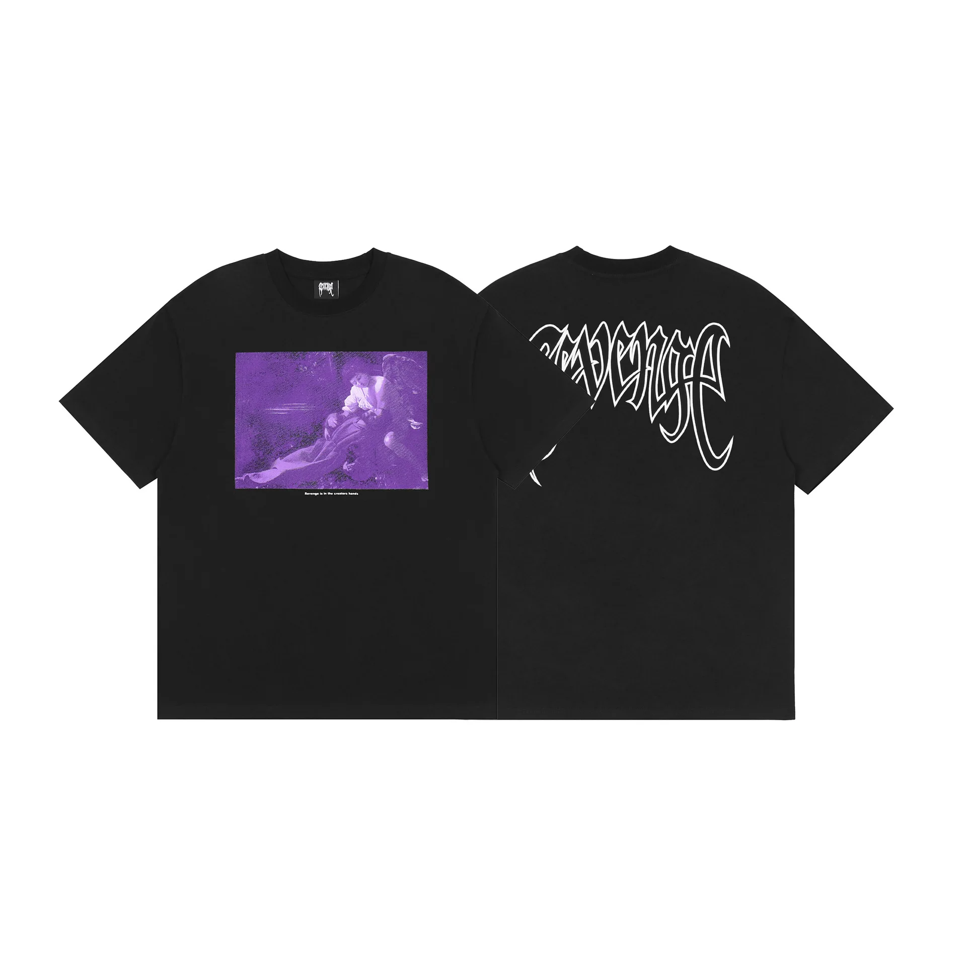 Wholesale Revenge T-shirt Brand Devil Angel Printed Hip Hop Loose Short Sleeve T-shirt Unisex Cotton High Street T-shirt, Customized colors
Wholesale Revenge T-shirt Brand Devil Angel Printed Hip Hop Loose Short Sleeve T-shirt Unisex Cotton High Street T-shirt, Customized colors