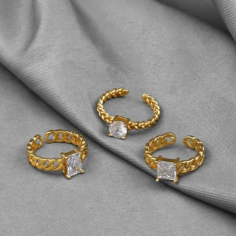 2021 New Arrival Jewelry Hollow Link Curb Chain Ring Open Cuff Crystal Diamond Ring for Women Girls
2021 New Arrival Jewelry Hollow Link Curb Chain Ring Open Cuff Crystal Diamond Ring for Women Girls
