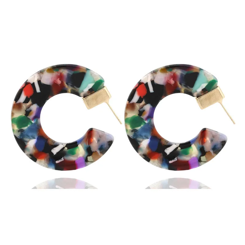 Bohemia Statement Round Circle Stud Drop Dangle Green Pink Red Leopard Iridescent Clear Acetate Acrylic Earrings, Gold, silver
Bohemia Statement Round Circle Stud Drop Dangle Green Pink Red Leopard Iridescent Clear Acetate Acrylic Earrings, Gold, silver
