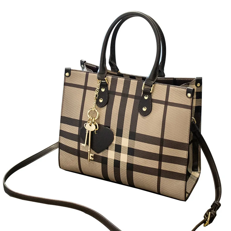 new trend all-inclusive atmosphere grid document tote bag women handbag women bag hand bill of lading shoulder trending 2021, Picture color
new trend all-inclusive atmosphere grid document tote bag women handbag women bag hand bill of lading shoulder trending 2021, Picture color