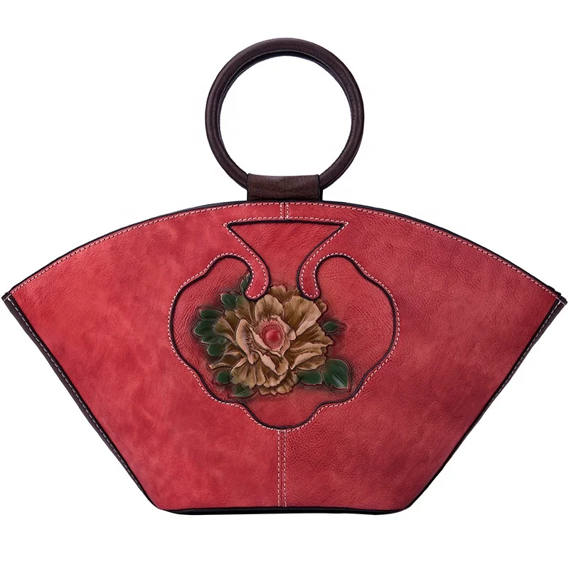 2020 Vintage Hand-painted Embossing Flowers Genuine Cow Leather Fashion Elegant Tote Hand Bags Women Handbags For Ladies Girls
2020 Vintage Hand-painted Embossing Flowers Genuine Cow Leather Fashion Elegant Tote Hand Bags Women Handbags For Ladies Girls