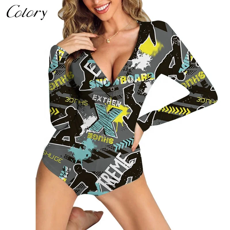 Customized Character Best Design Sleepwear Family Women Onesie Sleepwear, Customized color
Customized Character Best Design Sleepwear Family Women Onesie Sleepwear, Customized color