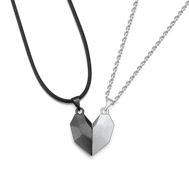 Custom Couple High Quality Heart Shaped Magnet Valentines Day Gift Wish Stone Ins Style Necklace
Custom Couple High Quality Heart Shaped Magnet Valentines Day Gift Wish Stone Ins Style Necklace