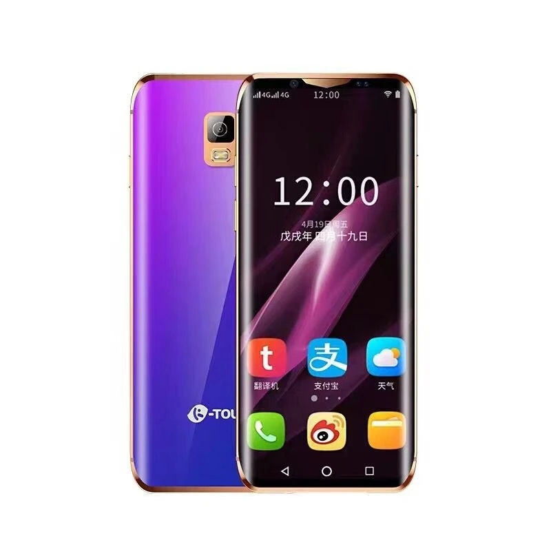 

K-TOUCH i10 4G Smartphone Quad Core 3GB 3.46Inch 6D Curved Glass Screen phone Android 8.1 Face ID WIFI Smallest Cellphone