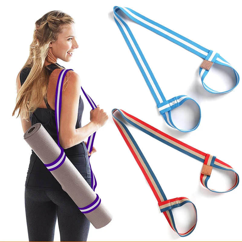 High quality Adjustable Sports Sling Shoulder Carry Belt Exercise Stretch Fitness Elastic Yoga Mat Strap 
High quality Adjustable Sports Sling Shoulder Carry Belt Exercise Stretch Fitness Elastic Yoga Mat Strap