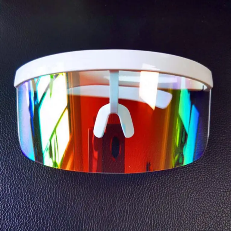 Trendy One Piece Face Shield Windproof Eyewear Eye Shield Women Sun Glasses Big Frame Visor Sunglasses, Custom colors
Trendy One Piece Face Shield Windproof Eyewear Eye Shield Women Sun Glasses Big Frame Visor Sunglasses, Custom colors