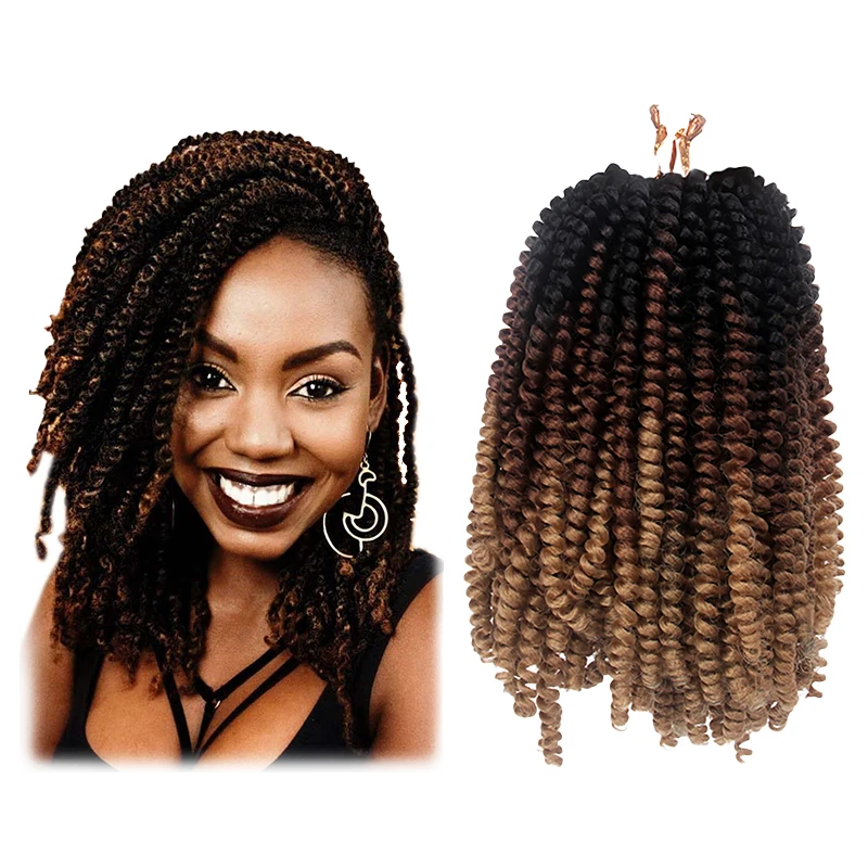 Factory Wholesale Infusion Crochet Synthetic Gray Blue Red Spring Twist Hairs Extension Ombre Braids 8inch Spring Twist Hair
Factory Wholesale Infusion Crochet Synthetic Gray Blue Red Spring Twist Hairs Extension Ombre Braids 8inch Spring Twist Hair