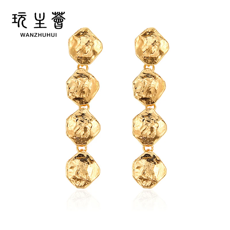 Factory Custom Flat Earrings Women Fashion Retro Chain Earrings fasion earrings, Gold
Factory Custom Flat Earrings Women Fashion Retro Chain Earrings fasion earrings, Gold