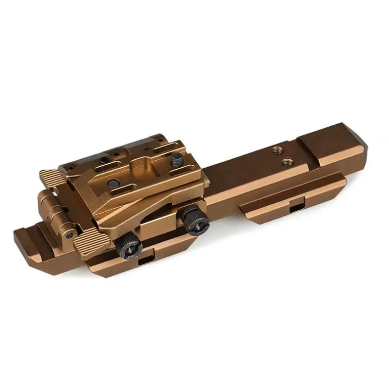 Tacitcal Hunting Accessories scope Mounts G33 Quick Detach Riser for G23 3X Magnifiers Fits 21.2mm Picatinny Rail, Gold
Tacitcal Hunting Accessories scope Mounts G33 Quick Detach Riser for G23 3X Magnifiers Fits 21.2mm Picatinny Rail, Gold