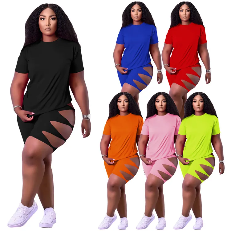 2021 Casual Ladies 2 Piece Outfits T-shirt Shorts Plus Size Summer Women Two Piece Set, Picture shown
2021 Casual Ladies 2 Piece Outfits T-shirt Shorts Plus Size Summer Women Two Piece Set, Picture shown