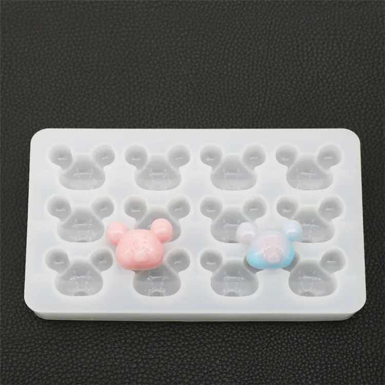 12 cavity bear shape epoxy resin pendant moulds bear silicone mold for DIY craft, Random
12 cavity bear shape epoxy resin pendant moulds bear silicone mold for DIY craft, Random
