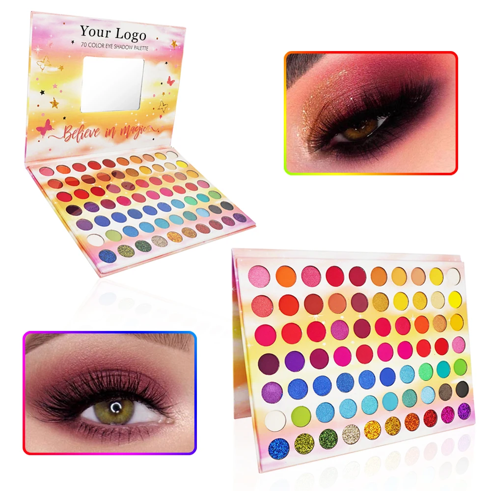 70 colors glitter powder eyeshadow Private label makeup eye shadow palette, 70colors
70 colors glitter powder eyeshadow Private label makeup eye shadow palette, 70colors