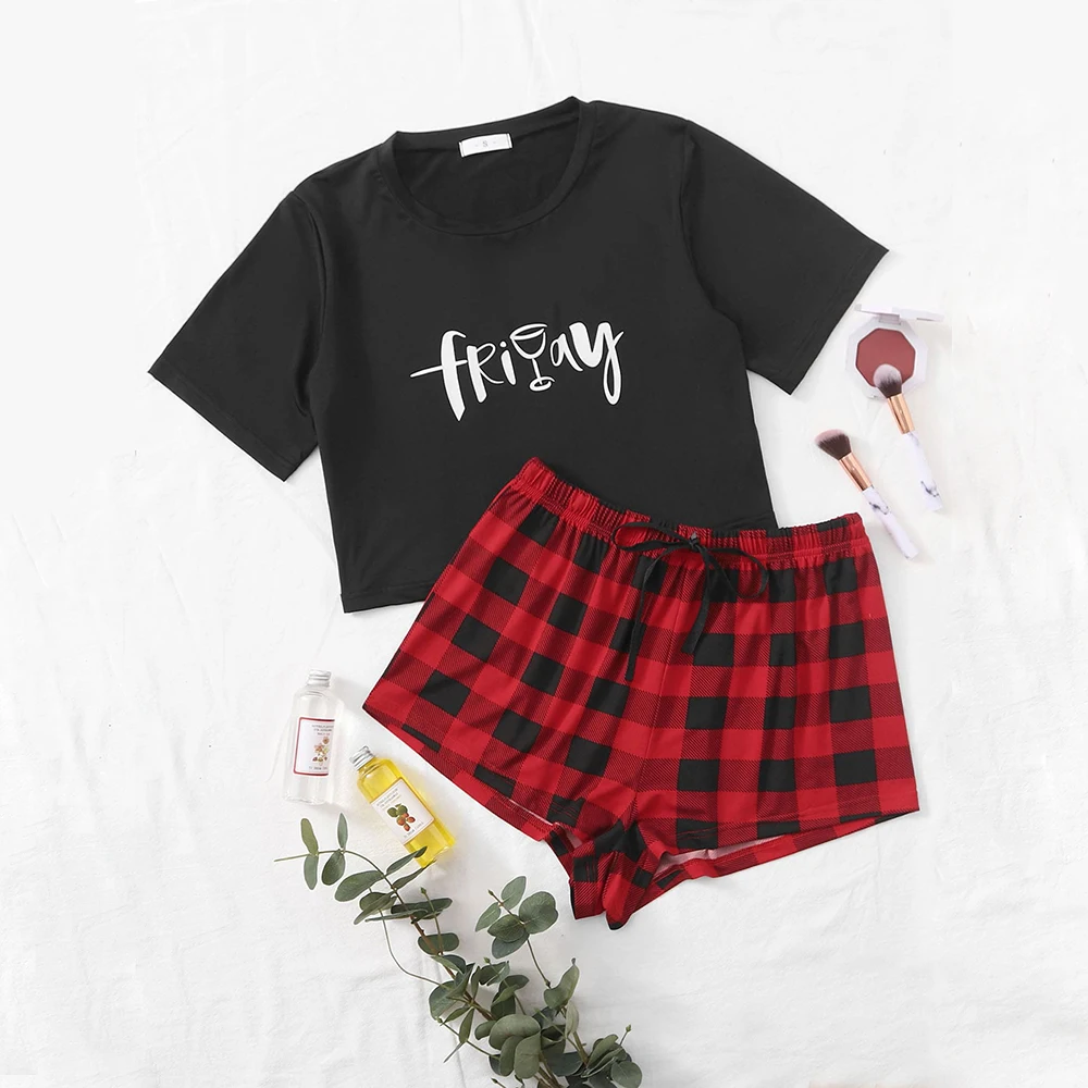 Summer two piece crop top short pants set sleeping wear sexy girls pyjama women ladies cute korean night lounge wear pajamas, Red, green, white
Summer two piece crop top short pants set sleeping wear sexy girls pyjama women ladies cute korean night lounge wear pajamas, Red, green, white