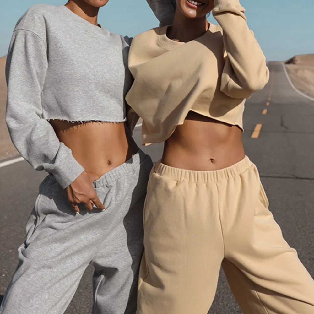 Long Sleeve Loose Round Neck Womens Two Peice Sets Long Sleeve Two Piece Set Women Autumn 2021 Women Fashion
Long Sleeve Loose Round Neck Womens Two Peice Sets Long Sleeve Two Piece Set Women Autumn 2021 Women Fashion