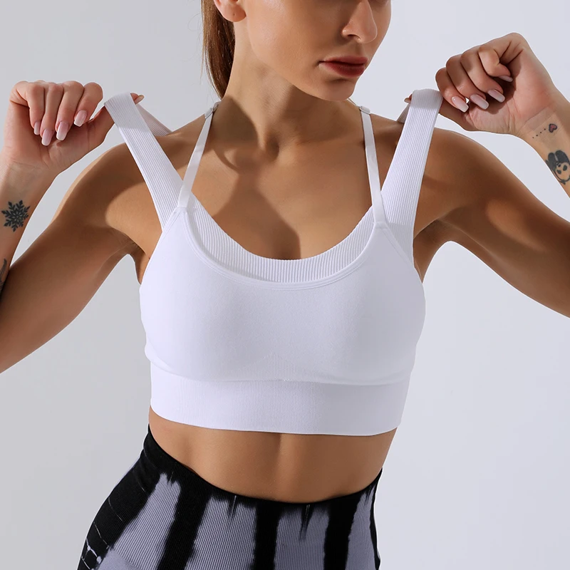 Seamless Sports Bra Top Fitness Women Running Crop Tops Workout Padded Yoga Bra, Yellow,black,white,green,pink
Seamless Sports Bra Top Fitness Women Running Crop Tops Workout Padded Yoga Bra, Yellow,black,white,green,pink
