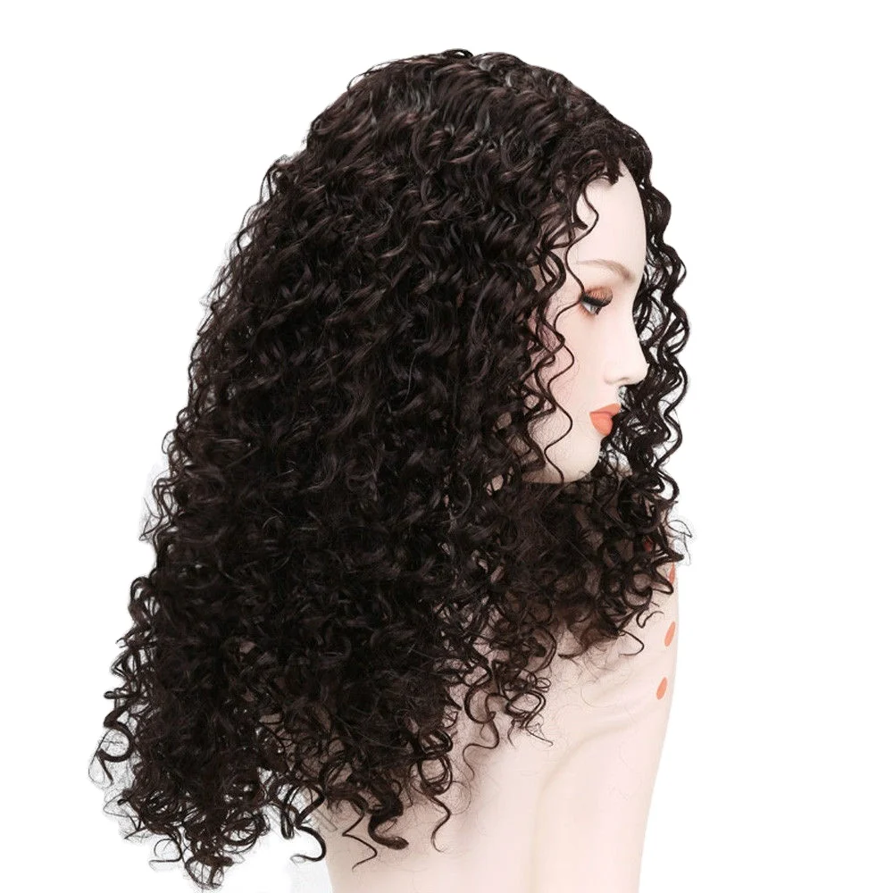 New Product Hightemperature Silk Daily Life Wigs Afro Regular Curl Wig Screw Roll Synthetic Black Wig, Picture color
New Product Hightemperature Silk Daily Life Wigs Afro Regular Curl Wig Screw Roll Synthetic Black Wig, Picture color