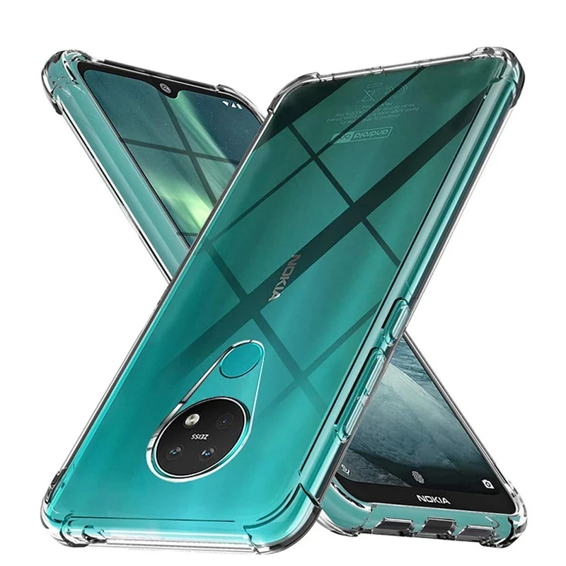 Soft Silicone Case Shock Proof Bumper Cover For Nokia 6.2 7.2 5.3 3.1 5.1 6.1 Plus 3.4 8.1 Back Cover, Transparent
Soft Silicone Case Shock Proof Bumper Cover For Nokia 6.2 7.2 5.3 3.1 5.1 6.1 Plus 3.4 8.1 Back Cover, Transparent