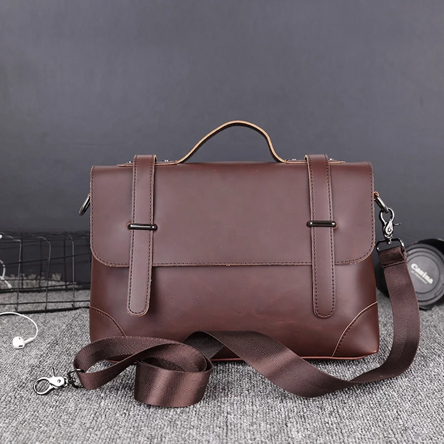 Dropshipping 2020 Korean Fashion Men Briefcase Leather Handbag Male Laptop Business Shoulder Bag Casual Crossbody Travel Pack, Customized
Dropshipping 2020 Korean Fashion Men Briefcase Leather Handbag Male Laptop Business Shoulder Bag Casual Crossbody Travel Pack, Customized