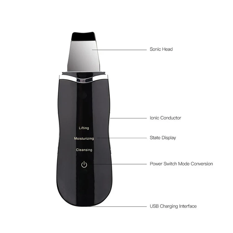 Blackhead Remove Rounded Dry Skin Ultrasonic Skin Scrubber Privte Label, Customized color
Blackhead Remove Rounded Dry Skin Ultrasonic Skin Scrubber Privte Label, Customized color