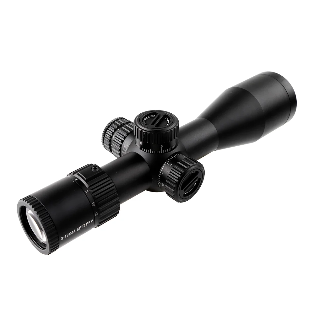 Wholesale High Quality Tactical Riflescope 4-16X44 FFP SFP Compact Red Illumination RifleScope, Matte black
Wholesale High Quality Tactical Riflescope 4-16X44 FFP SFP Compact Red Illumination RifleScope, Matte black