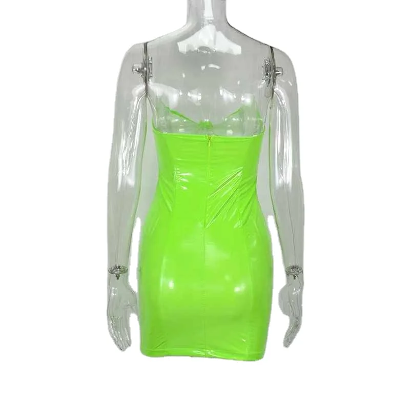 2021 Colorful Faux Leather Off Shoulder Club Dress Sexy Dressed In Leather Bodycon Dress
2021 Colorful Faux Leather Off Shoulder Club Dress Sexy Dressed In Leather Bodycon Dress