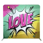 China suppliers wedding portable aluminum tension fabric display backdrop stand