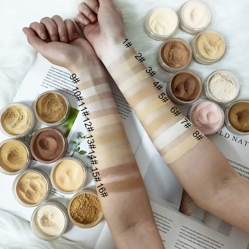 Wholesale Foundation Face Base Cosmetics Makeup No Logo Loose Powder 
Wholesale Foundation Face Base Cosmetics Makeup No Logo Loose Powder