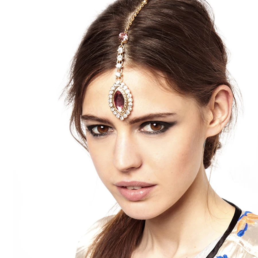 Bohem Indian Style Eyebrow Pendant Forehead Ornaments Hair Accessories Belly Dance Rhinestone Crystal Forehead Jewelry, Pink
Bohem Indian Style Eyebrow Pendant Forehead Ornaments Hair Accessories Belly Dance Rhinestone Crystal Forehead Jewelry, Pink