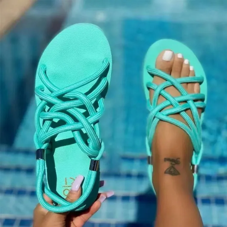 Curlyfur 2021 New Arrival Wholesale Vendor Flat Beach Hemp Braided Rope Sandals for Women
Curlyfur 2021 New Arrival Wholesale Vendor Flat Beach Hemp Braided Rope Sandals for Women
