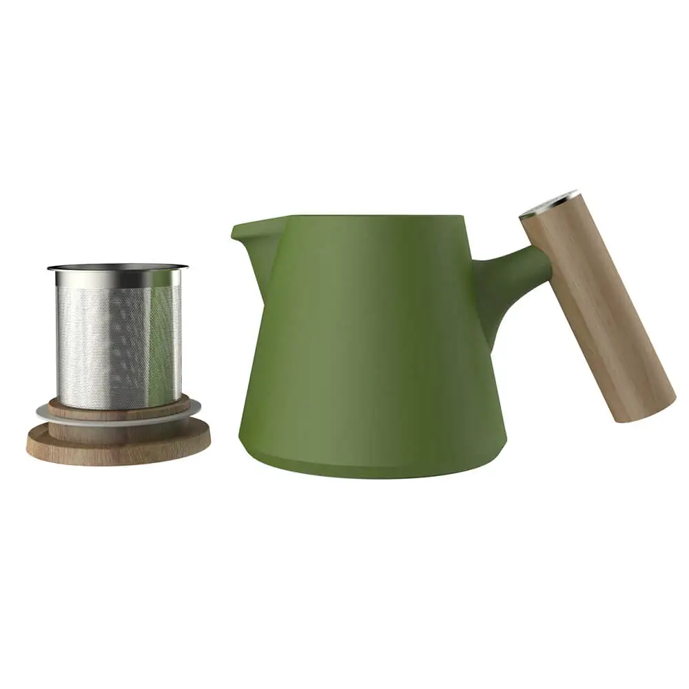 ECO Friendly Ceramic Kettle Color Cup Tea pot With Wooden Handle Double Green Ceramic Kettle Porcelain Tea Pot Set
ECO Friendly Ceramic Kettle Color Cup Tea pot With Wooden Handle Double Green Ceramic Kettle Porcelain Tea Pot Set