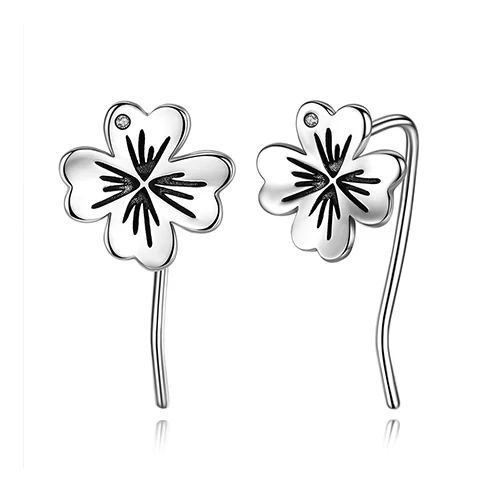 Original Design 100% 925 Sterling Silver Earrings Four-leaf Clover Stud Earrings Fit Fashion Women Jewelry
Original Design 100% 925 Sterling Silver Earrings Four-leaf Clover Stud Earrings Fit Fashion Women Jewelry