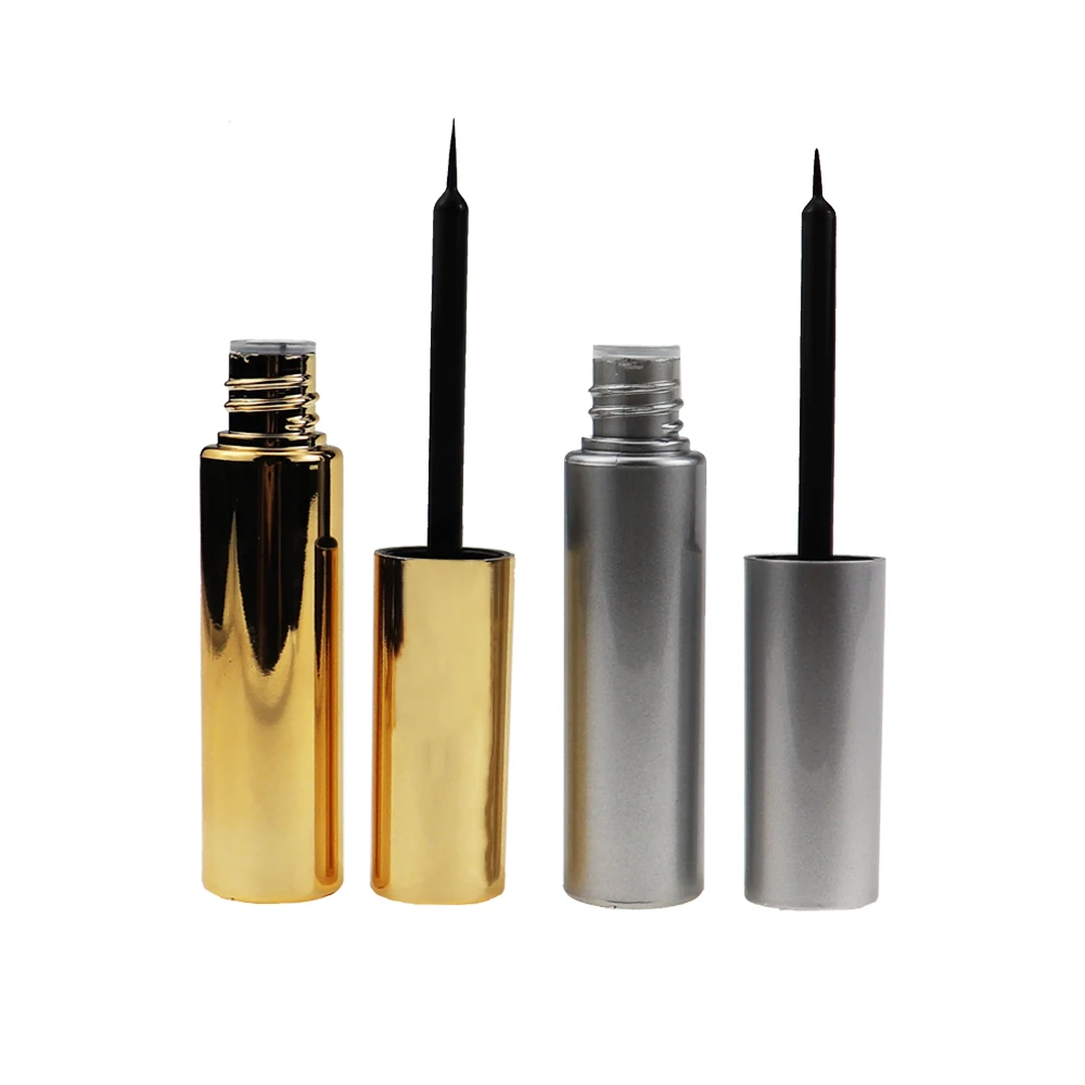 Custom Luxury Gold Empty Eyeliner Bottle Container With Brush Eyelash Growth Liquid Tube Private Label, Black
Custom Luxury Gold Empty Eyeliner Bottle Container With Brush Eyelash Growth Liquid Tube Private Label, Black