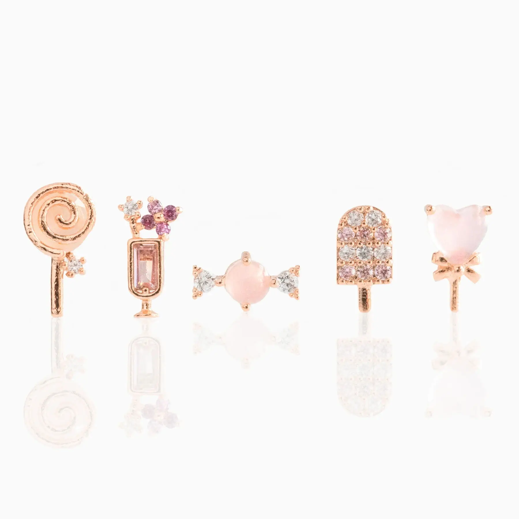 Fashion cz 925 sterling silver women jewelry candy heart wine glass cute pink mini stud earring, Picture
Fashion cz 925 sterling silver women jewelry candy heart wine glass cute pink mini stud earring, Picture