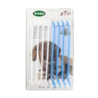 Stocked Pet Manufacturer Wholesale Plastic Double Large Small Head Pet Dog Toothbrush