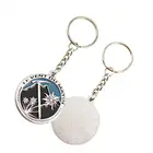 Hot Sale Custom Engraved Souvenir Soccer Keychains