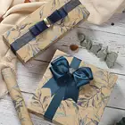 Ink printed gift kraft wrapping paper for flowers printing wrapping