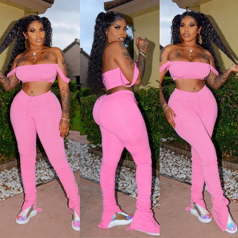 Wholesale womens stacked pants women stacked sweat pants suit plus size pants leggings
Wholesale womens stacked pants women stacked sweat pants suit plus size pants leggings