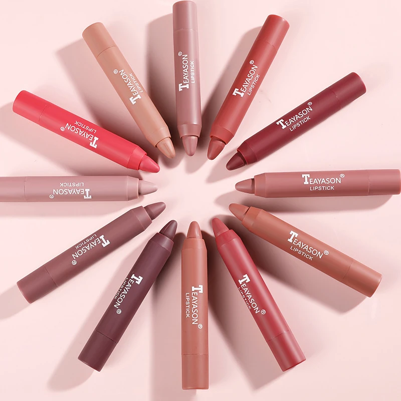 Wholesale customized Vegan Matte waterproof velvet organic Rotating lipstick private label, 12 colors
Wholesale customized Vegan Matte waterproof velvet organic Rotating lipstick private label, 12 colors
