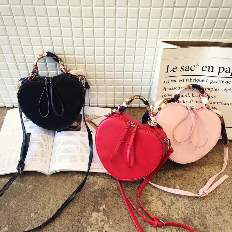 2022 Women Spring Bags Handbags Silk Scarf for Bags Heart Crossbody Bag for Girls, Customized color
2022 Women Spring Bags Handbags Silk Scarf for Bags Heart Crossbody Bag for Girls, Customized color