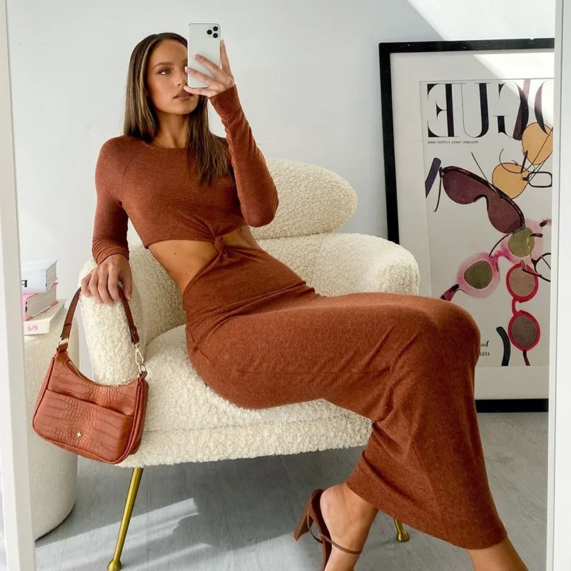 wholesale best price hot sale long sleeve women sexy hollow out long dresses knitted solid color best price elegant casual dress
wholesale best price hot sale long sleeve women sexy hollow out long dresses knitted solid color best price elegant casual dress