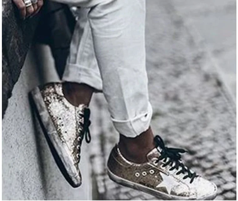 New Fashion Design All Match Non Slip Sequin Flat Shoes For Women And Ladies, Gold
New Fashion Design All Match Non Slip Sequin Flat Shoes For Women And Ladies, Gold