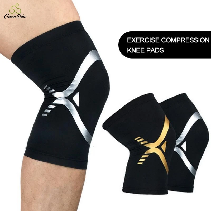 Breathable Sports Bicycle Knee Pads Yoga Basketball Elastic Cycling Knee Protective Guards Nylon Knee Brace, Gold/silver
Breathable Sports Bicycle Knee Pads Yoga Basketball Elastic Cycling Knee Protective Guards Nylon Knee Brace, Gold/silver