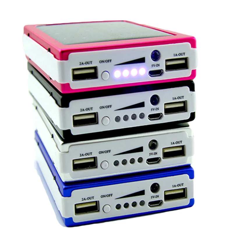5x18650 Powerbank Portable Pover Power Bank 18650 Solar Power Bank Case DIY Box Dual USB Kit Phone Charger Flashlight
5x18650 Powerbank Portable Pover Power Bank 18650 Solar Power Bank Case DIY Box Dual USB Kit Phone Charger Flashlight