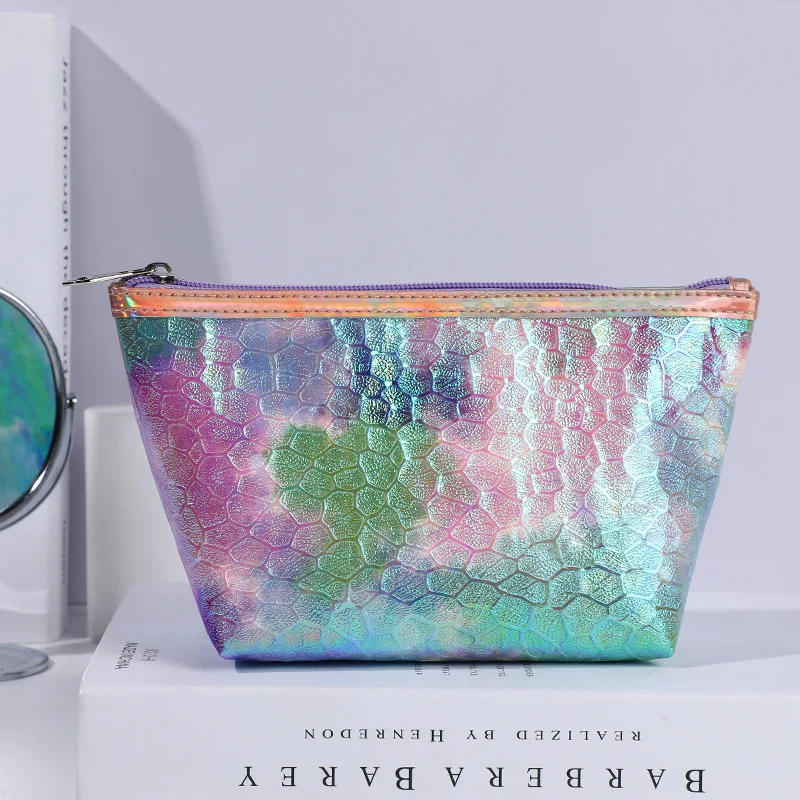 Best Selling Portable Iridescent Hand Bag Laser PU Leather Outdoor Cosmetic Bag Women Tie Dye Plaid Pouch Makeup Bag for Travel, Colorful
Best Selling Portable Iridescent Hand Bag Laser PU Leather Outdoor Cosmetic Bag Women Tie Dye Plaid Pouch Makeup Bag for Travel, Colorful