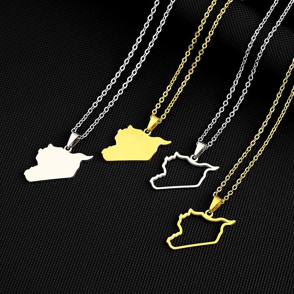Hot Retro Ethnic stainless Steel Sized Hollow Syria Map Necklace Couple Accessories
Hot Retro Ethnic stainless Steel Sized Hollow Syria Map Necklace Couple Accessories