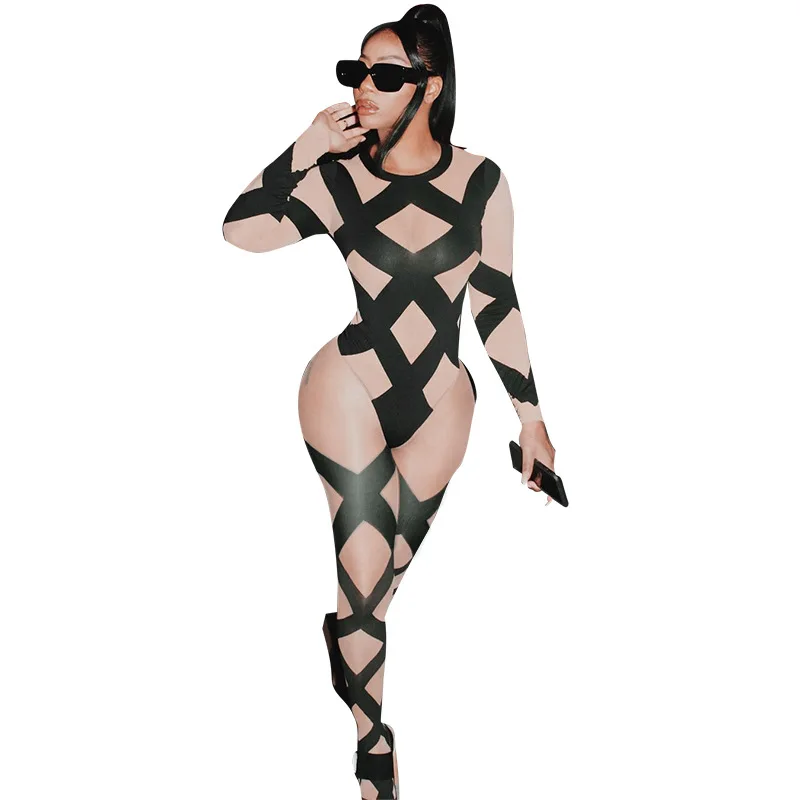 One Piece Long Sleeve Jumpsuit Women O-neck Fall Clothing Elegant Sports Printing Jumpsuit, Picture
One Piece Long Sleeve Jumpsuit Women O-neck Fall Clothing Elegant Sports Printing Jumpsuit, Picture